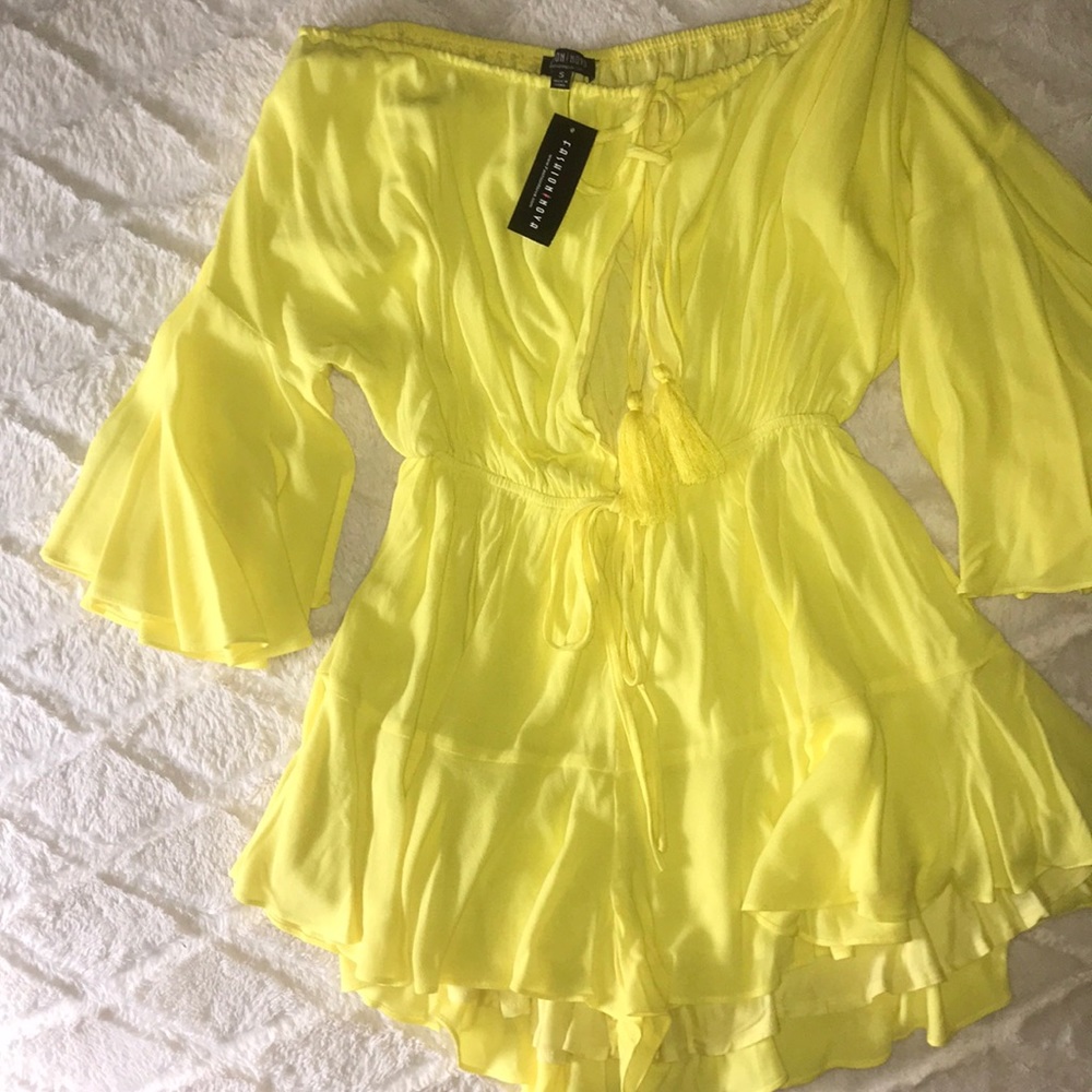 Yellow romper